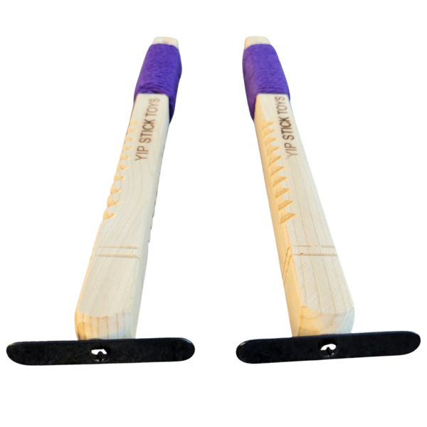 Gifts for Goth Girls • Magic Forward Reverse Fidget Spinner • Purple Handle 2 Pack