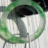 Jade Bracelet, Glutinous Rice Ice Seed, Yang Green Floating Color Bracelet, Jade Bracelet, Water Moisturizing and Transparent Green Jade Stone Gift - Thumbnail 2