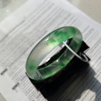 Jade Bracelet, Glutinous Rice Ice Seed, Yang Green Floating Color Bracelet, Jade Bracelet, Water Moisturizing and Transparent Green Jade Stone Gift - Thumbnail 8