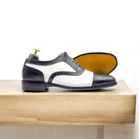 Handmade Oxford Leather Men's Classic Style Shoes. - Thumbnail 2