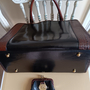 Vintage Brahmin Satchel and Matching Coin Purse-4