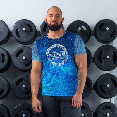 Fullbreedcustom print men's athletic t-shirt