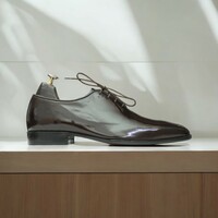 Men's Classic Brown Patent Leather | Formal & Elegant Shoes. - Thumbnail 3