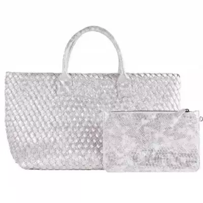 Woven handbag carrying tote bag lady beach shoulder bag 