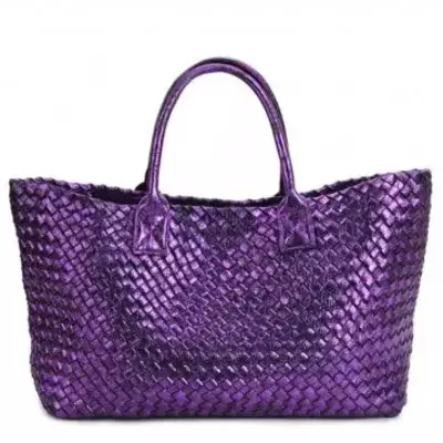 Woven handbag carrying tote bag lady beach shoulder bag 