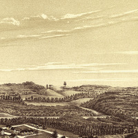 Sanford, Maine in 1889 - Bird's Eye View Map, Aerial, Panorama, Vintage, Antique, Reproduction, Giclée, Framable, Fine Art - Thumbnail 4