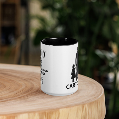 Family mug with color inside