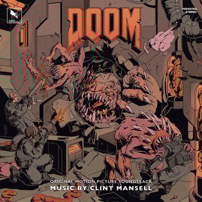 [new] clint mansell - doom ost (green/orange smoke vinyl)