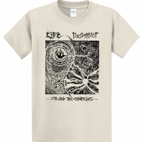 LiFE / DESTRUCT T-SHIRT (NATURAL) - Thumbnail 2