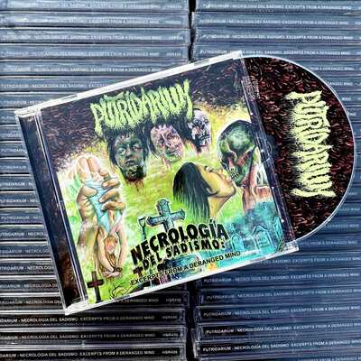 Putridarium - "necrología del sadismo: excerpts from a deranged mind" cd