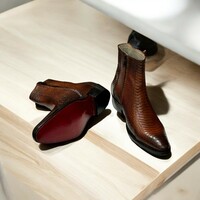 Premium Python Ankle Boots | Exotic & Stylish Footwear  - Thumbnail 2