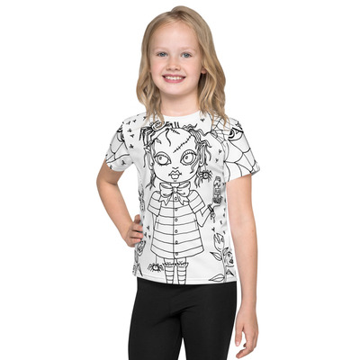 Spiders & flies kids crew neck t-shirt