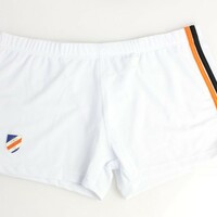 Men's sexy underwear low-rise causal pouch boxer shorts sleep bottoms loungewear White BR1164 - Thumbnail 3