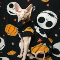 Skellington's Pumpkins - Fleece - Thumbnail 2