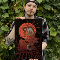 'Horror Husky' 11x17" Print - Thumbnail 1