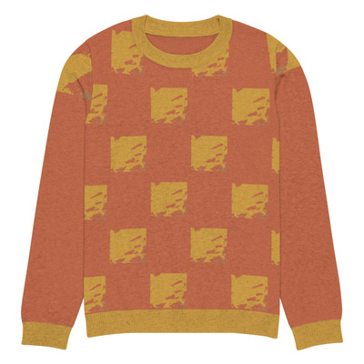 Knitted crew neck sweater - moment of respite