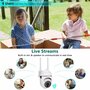 Wifi IP Outdoor Wireless Security Surveillance PTZ Camera 4X Zoom Cameras AI Human Tracking Two-way Audio HD Night Color Cam-4