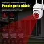 Wifi IP Outdoor Wireless Security Surveillance PTZ Camera 4X Zoom Cameras AI Human Tracking Two-way Audio HD Night Color Cam-2