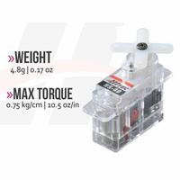 Hitec HRC31040S HS-40 Nano Analog Aircraft Servo   - Thumbnail 1