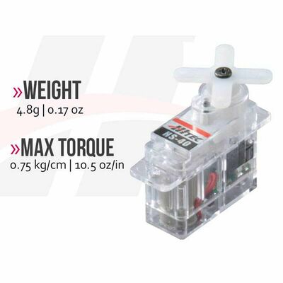 Hitec hrc31040s hs-40 nano analog aircraft servo  