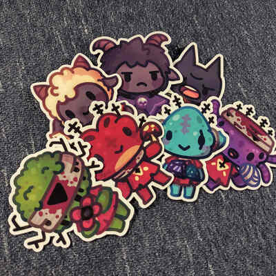 Cult of the lamb stickers - Thumbnail 2