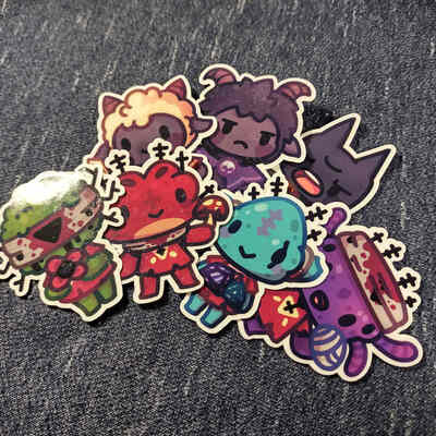 Cult of the lamb stickers