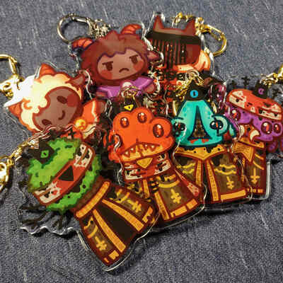 Cult of the lamb keychains