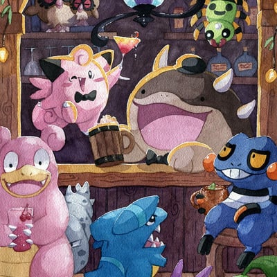 Clodsire's tavern print