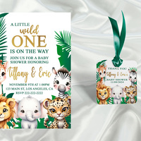 Safari Baby Shower Bundle - Prints Only - Thumbnail 1