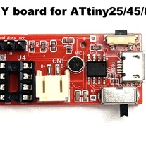 Tiny Blinky - DIY board for ATtiny25/45/85 - LED Projects,Sound Reactive,Arduino,Microcontroller,Maker,Hobby Electronics,Wearables,Gadgets