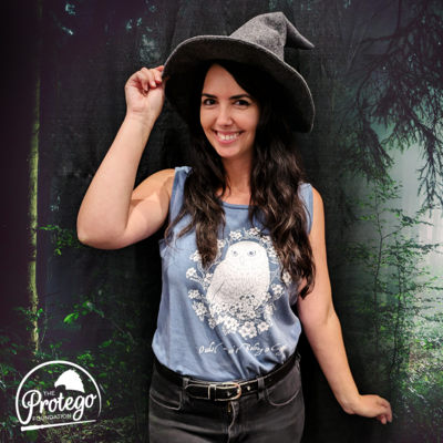 Owl's don't belong in cages art nouveau tank top