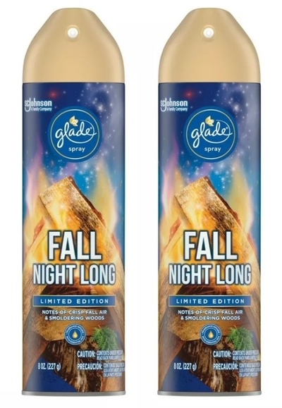 Glade Air Freshener Fall Night Long Limited Edition 8 oz (2-Pack) Spray