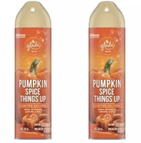 Glade Air Freshener Pumpkin Spice Things Up Spray Limited Edition (Set of 2)