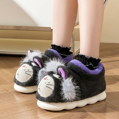 Free shipping grumpy cat fuzzy slippers