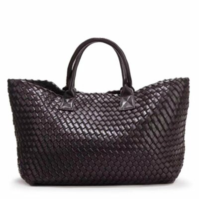  woven handbag carrying tote bag lady beach shoulder bag 