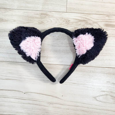 Y2K Korean Black Cat Ears Headband