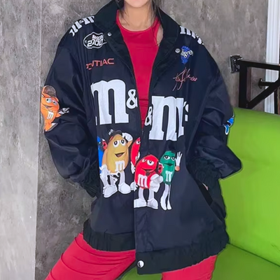 Vintage m&ms racing jacket 