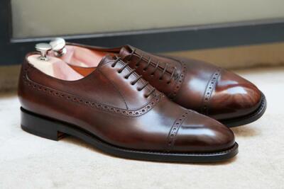 Men's Handmade Brown Leather Suede Lace Up Bespoke Shoes