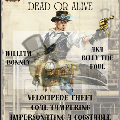 Billy the foul wanted poster - Thumbnail 3