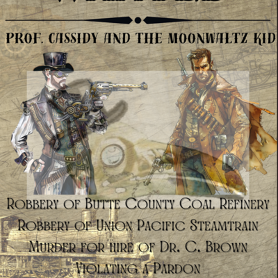 Prof cassidy wanted poster