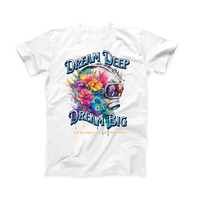 Nyvi Oversized Scuba Diver Tee White - Thumbnail 1