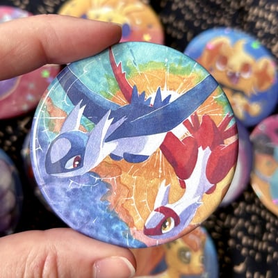Latias & latios button