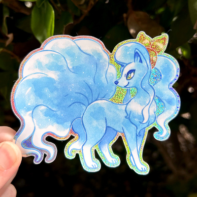 Sparkly Alolan Ninetales Sticker