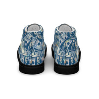 fullbreedtrends Womens high top canvas shoes - Thumbnail 4