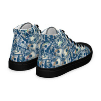 fullbreedtrends Womens high top canvas shoes - Thumbnail 9