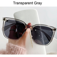  Vintage Square Sun Glasses Female Big Frame Gradient Shades Sunglasses - Thumbnail 6