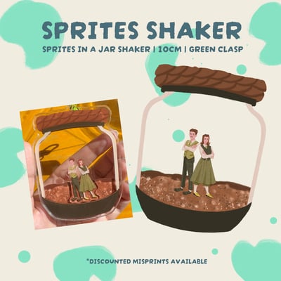 Sprites shaker charm 