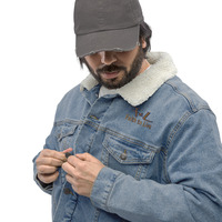 Faith to Live-FtL Unisex Denim Sherpa Jacket - Thumbnail 5