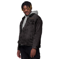 Faith to Live-FtL Unisex Denim Sherpa Jacket - Thumbnail 7