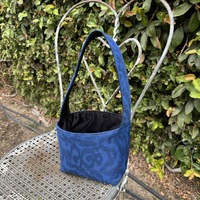 Square-bottom Takeout bags: Blues - Thumbnail 1